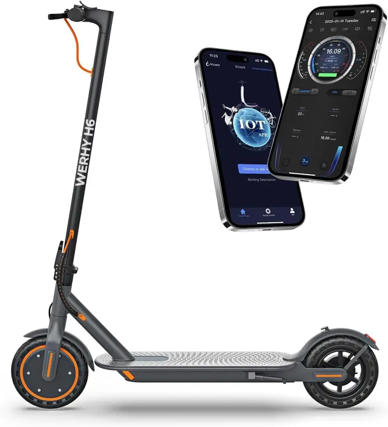 Compact Dual-Power Electric Scooter – 350W/500W Hub Motor, 22 MPH Max Speed, Lightweight Urban Commuter