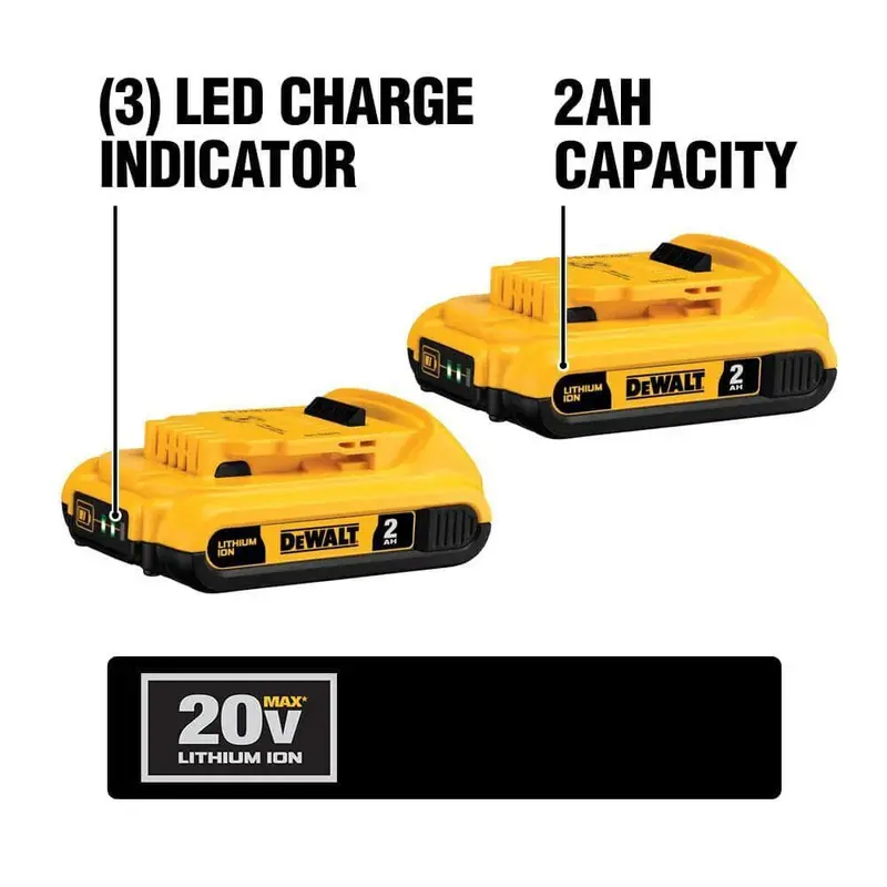 DEWALT 20V MAX Cordless 10-Tool Combo Kit (DCK1020D2) – Includes Batteries & Charger