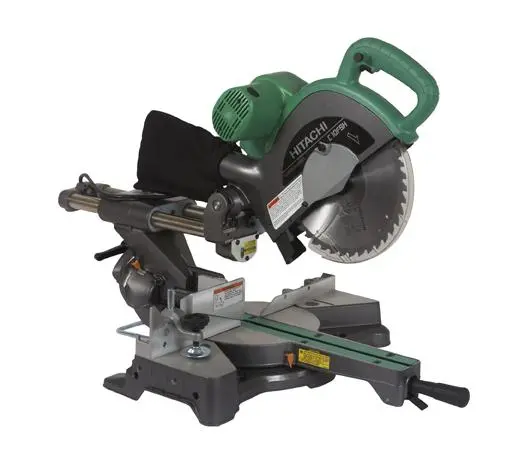 Hitachi C10FSHQSM 10-Inch Sliding Compound Miter Saw – Dual-Bevel Precision Cutting with Integrated Laser Alignment