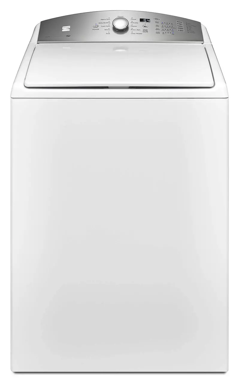 Kenmore 26132 High-Capacity Top-Load Washing Machine in Sleek White Finish