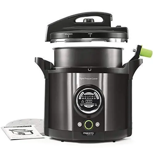 Presto Digital Pressure Canner – 12-Quart Stainless Steel Model with Smart Controls
